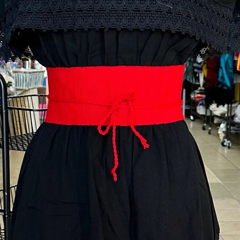 Red Mexican belt